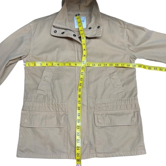 Madewell Prospect Jacket Utility Canvas Full Zip in Dark Sahara Neutral Size XXS - Picture 14 of 16